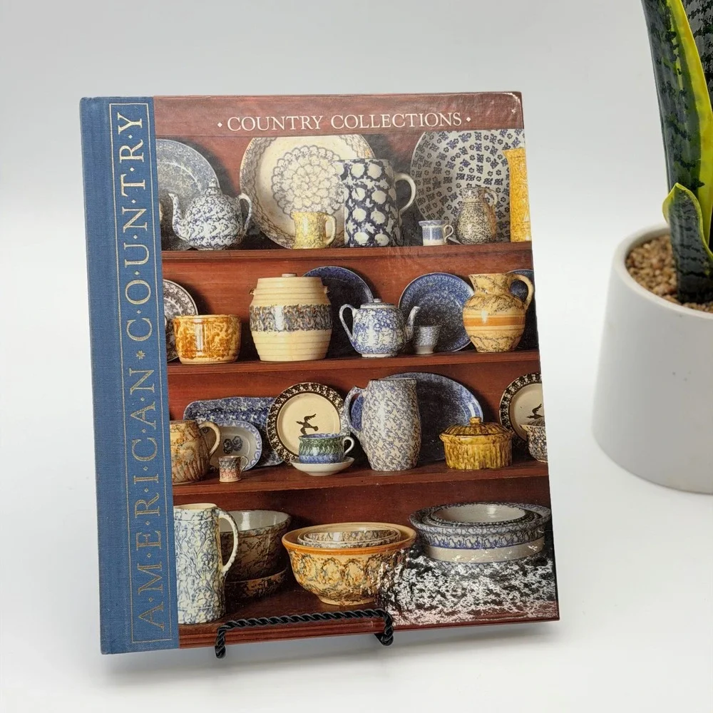 Vintage Time-Life American Country Collections Hardcover Pottery Folk Art Book